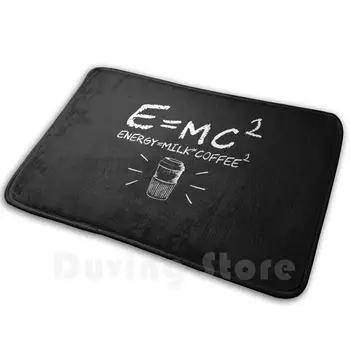 E=mc2 de Energia É Um Leite Multiplicado Pelo Dobro de Café de Física Engraçado Fórmula Equitação Tapete Tapete Tapete, Almofada Macia E
