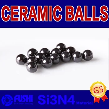 Si3N4 Bolas de Cerâmica 0.8/1/1.2/1.3/1.34/1.5/1.588/1.984/2/2.381/2.5 mm ( 10 PCS ) Nitreto de Silício G5 de Esferas de Precisão