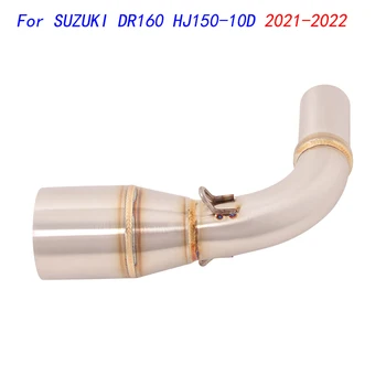 Escape de Moto Meados de Ligar o Tubo de Ligação do Meio de Tubo de Aço Inoxidável, Sistema de Exaustão Para SUZUKI DR160 HJ150-10D 2021-2022
