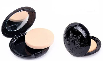 vazio butterfly cosméticos compacto com espelho para pó mineral, cosméticos compacta embalagem vazia compacto, maquiagem casos