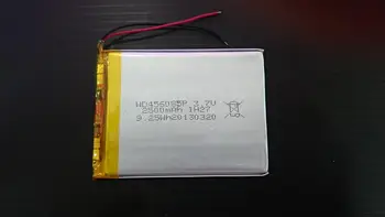 3.7 V bateria de lítio do polímero 456085P 2500mah tablet recarregável de lítio Recarregável da bateria do Li-íon da Célula