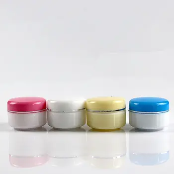 100Pcs 20g 30g Creme de Rosto Vazio Garrafas Reutilizáveis Loção de Plástico do Recipiente de Armazenamento Para produtos Cosméticos de Maquiagem Jar