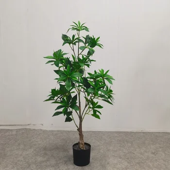 90cm Verde Grande Árvore de Simulação de Bonsai Artificial Vaso de Falsos de Plantas para Decoração de Casa de Férias de Fotografia Prop Decoração Enfeite