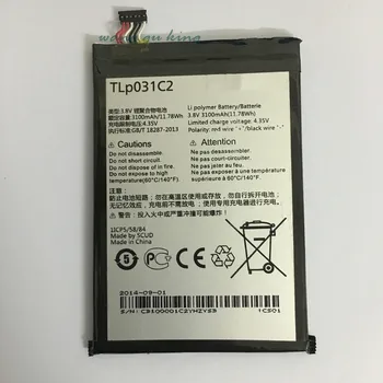 Novo de Alta Qualidade TLp031C2 Bateria de 3100mAh para o Alcatel One Touch Hero 2 OT-8030 OT-8030B OT-8030Y M812C telefone Celular