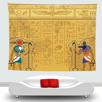 2020 pano de parede cobertor Egípcio Cruz, Tapeçaria Deus Egípcio Seth Pendurado na Parede do Dormitório, Sala de Tapete