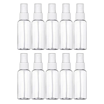 10pcs/lot 20ml Transparente Vazio Frasco de Spray de Plástico Cosméticos de Maquiagem Recipientes Perfume Pulverizador Atomizador Garrafas