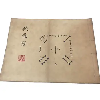 Linha Chinesa De Encadernação De Livros Antigos De Suspeitos Dragão Sutra