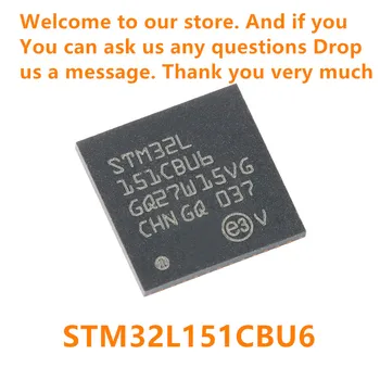 Original STM32L151CBU6 UFQFPN-48 ARM Cortex-M3 de 32 bits do microcontrolador -MCU