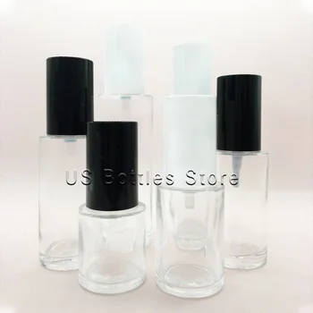 Vazio de Soro de Embalagem de Vidro, de Plástico, Bomba de Loção Tampão Reutilizável Cosmeticos Recipientes do Pulverizador da Névoa Garrafas