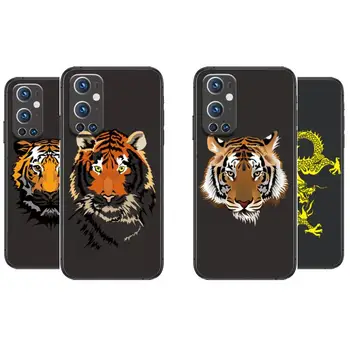 yellow Dragon tiger animal Para OnePlus Nord N100 N10 5G 9 8 Pro 7 7Pro Caso Tampa do Telefone Para OnePlus 7 Pro 1+7T 6T 5T 3T Caso