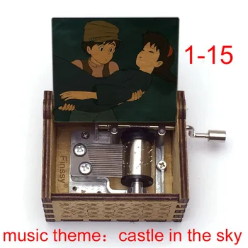 Cool Hand Caixa de Música de Brinquedo do Musical do Anime tema Castelo No Céu de Presente Para os Amigos do Natal, Natal, Aniversário, ano Novo apresenta