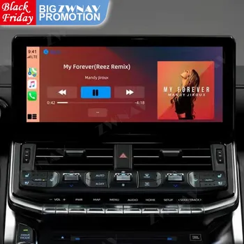 Android Multimídia Receptor de Rádio Para Toyota Land Cruiser LC300 2021 Carro Autoradio de Áudio Estéreo GPS Navi Player de Vídeo Unidade de Cabeça
