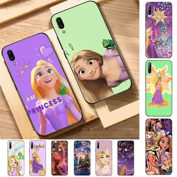 Disney Tangled Princesa Caso de Telefone Huawei Y 6 9 7 5 8 primeiro-2019 2018 desfrutar de 7 plus