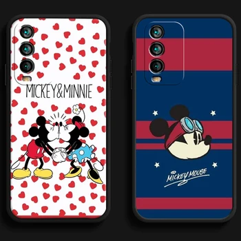Mickey de Disney Casos de Telefone Para Xiaomi Redmi 9A 9T 8A 8 2021 7 8 Pro Nota 8 Nota 9 9T 7A Funda Tampa Traseira Carcasa TPU Macio