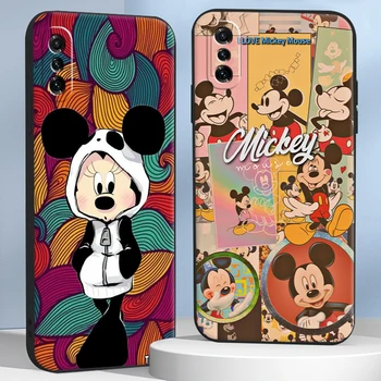 Mickey de Disney Caso De Telefone Xiaomi POCO X3 Pro M3 Pro NFC F3 GT 11 de Proteção Original TPU para Trás Líquido de Silício Carcasa