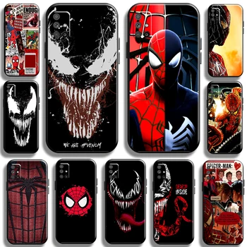 Marvel Venom De Homem-Aranha Caso De Telefone Para Samsung Galáxia M51 Casos Cobrir Carcasa De Proteção Integral Funda, À Prova De Choque Coque