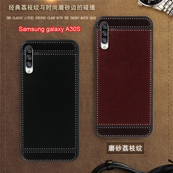 Capa para Samsung galaxy A30S Dual SIM Caso SM-A307G 6.4 polegadas Preto Macio de silicone Telefone Funda para Samsung galaxy A30S Casos
