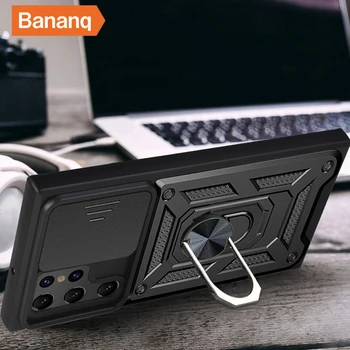 Bananq Suporte Case Para Samsung Z Flip-3 M62 M51 F62 M52 5G Nota 20 Ultra Proteção da Lente da Armadura Tampa