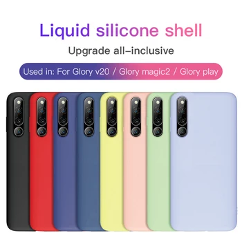 Ultra-fino de Líquido de caixa do Telefone do Silicone Para Huawei Nova 2s 3 3i 3e 4 4e Doces Bonito de Seda em Capa Mole