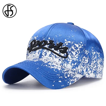 FS 2021 Moda Azul de Impressão de Tinta Ponto Boné de Beisebol Para Homens Mulheres Inverno Streetwear Caminhoneiro Caps Esportes ao ar livre Chapéu de Golfe Osso