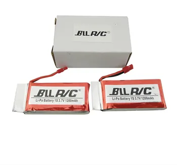 BLLRC bateria de lítio de SYMA X5HW X5HC 2PCS 3,7 V 1200mAh Atualizado Para Syma X5HW X5HC Quadcopter