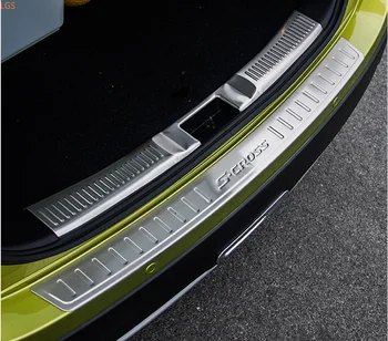 Para Suzuki S-CROSS 2014 2015 2016 aço inoxidável de Alta qualidade Tronco limite de placa de protecção Anti-arranhões do Carro da proteção de estilo