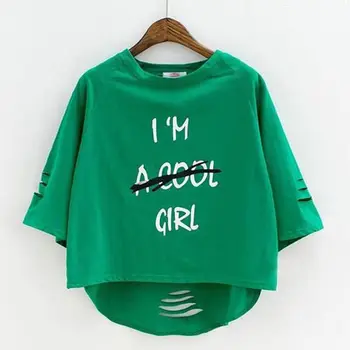 Meninas T-shirt Nova Primavera e Outono Roupa das Crianças Versão coreana Superior das Crianças