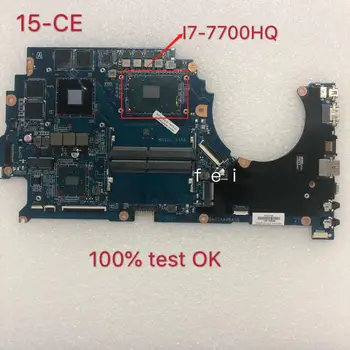 G3AA 15-CE placa-mãe para o HP 15-CE001TX TPN-Q194 Laptop placa-Mãe SR32Q I7-7700HQ GTX1050 4G DAG3AAMBAG0 100% Testado Ok