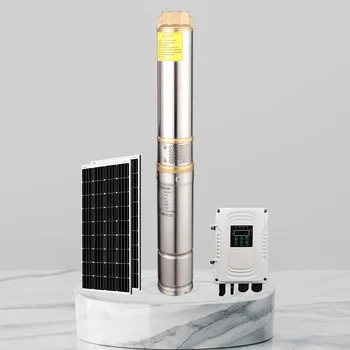 24v submersíveis de furo sistema solar controlador da bomba de água para a agricultura de irrigação kit 
