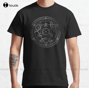 Novo Transmutação Humana Círculo de Giz Clássica T-Shirt Mens T-Shirt S-5Xl Algodão T-Shirt