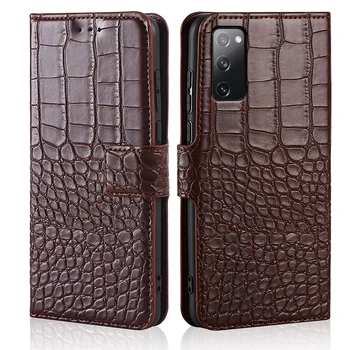 À prova de choque magnético Case para Samsung Galaxy S20 Lite Caso de Telefone capa de couro flip Móvel do silicone Shell Cubra com slots de cartão