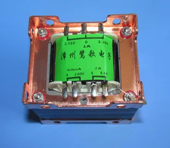 28W Z11 Núcleo de Ferro Linear Transformador de Potência para Tubo Eletrônico Amplificador EI66X35 6.3 V 2A 3.15 V-0-3.15 V 1A