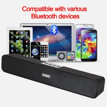 2020 sem Fio Bluetooth Estéreo com Fio e sem Fio de alto-Falante para computador o Som do TV Bar Subwoofer Pode atender o telefone tocar música