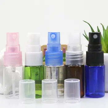 10ML de Plástico transparente Perfume Reutilizável Frasco de Spray Vazia Cosmético Com a Névoa do Atomizador LX1349