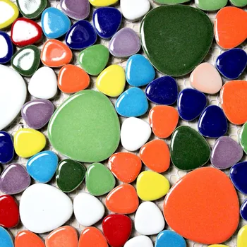 colorido telha de porcelana pedrinha do mosaico backsplash cozinha banheiro piscina papel de parede de azulejos do chuveiro lareira de fundo