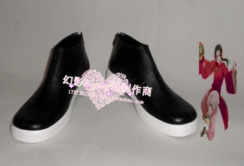 Eixo Poderes Hetalia Wang Yao China Black Cosplay Sapatos H016