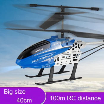 40cm de 2,4 G tamanho grande do Helicóptero de RC Com o DIODO emissor de Luz de Rádio Controle rc Drone Altura Fixa durável da Liga de ABS aeronaves de grande porte Brinquedos