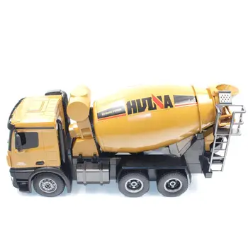 HUINA 1574 1:14 Liga RC do Carro do Veículo de Dez Canal do Misturador Concreto do Caminhão de Construção de Brinquedos Colecionáveis