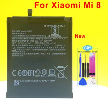 NOVO BM3E Bateria Para o Xiaomi Mi 8 Mi8 M8 Smartphone/Telefone Inteligente Móvel +Número de Rastreamento