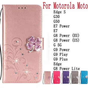 Sunjolly para Motorola Moto de Borda S G30 G50 E7 E7Power G8 Poder G 5 G G9 Poder Jogar Mais de Borda G8 Power Lite Tampa da caixa do coque capa