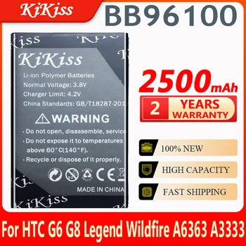 2500mAh BB96100 Bateria Para HTC Evo 4G Lenda G6 Wildfire A3333 A3366 A3360 A3380 G2 G6 G8 A6363 A6390 A7272 Telefone Móvel