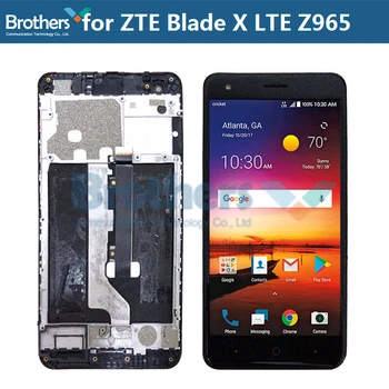 Tela de LCD Para o ZTE Blade X LTE Z965 do LCD para o ZTE Z965 LCD de Montagem Digitador da Tela de Toque Substituição de Telefone de Teste Original