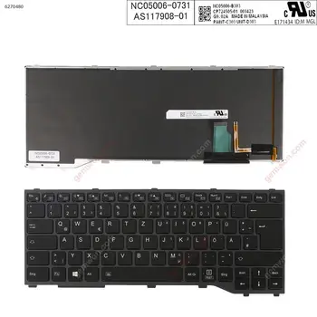 Alemão QWERTZ Novo Teclado de Substituição para Fujitsu Siemens Lifebook T937 T938 Laptop com Backlit Quadro