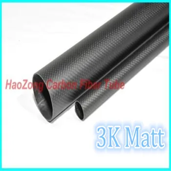 4pcs de 6 mm X 4 MM X 500MM 100% de fibra de Carbono Asa tubo / tubo de Cauda / Tail boom 3K 6*4*500