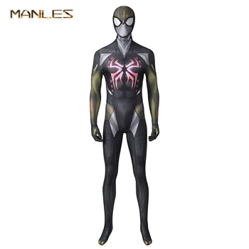 Jogo Marvel Meia-noite Sóis Cosplay Traje Adulto Bodysuit Conjunto de Halloween Traje de super-Herói Homem