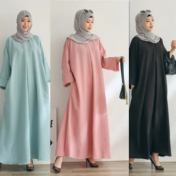O Ramadã Vestes Dubai Swing Vestes Muçulmanas Hijab Vestidos Soltos Fechado Vestes Das Mulheres De Vestuário Islâmico Vestes, Vestes De Mulheres Muçulmanas