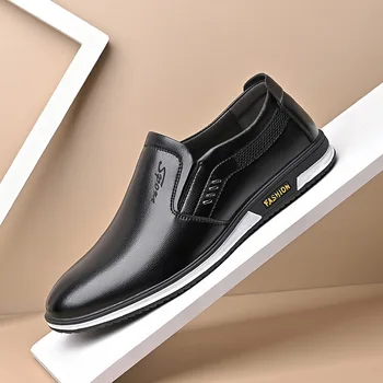 Dos Homens de moda PU Couro Casual Sapatos de Alta Qualidade para Adultos Macio Sapatos ao ar livre Respirável Tênis de Negócios Sapatos Para Homens