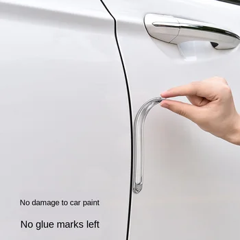 4Pcs Criativo Porta do Carro Anti-colisão Adesivos de Espelho Espessamento Colar Anti-risco Anti-colisão Adesivos