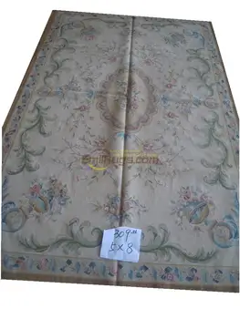 Tricô Corredor de Carpete a Sala de Decoração Antigos Lã do Tapete Carpete do Século 18 Tapete de Aubusson francesa Vintage Tapete de Aubusson