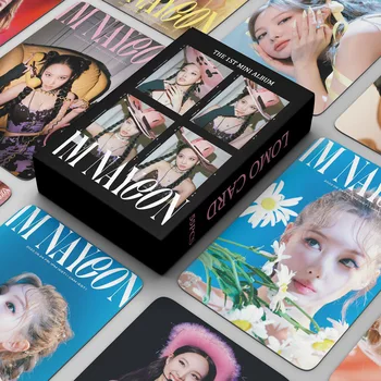 55pcs/Set KPOP DUAS vezes NaYeon Álbum SOLO Conceito Photocards em caixa de duas Faces LOMO Cartões de uma VEZ NaYeon Fãs Collecttions